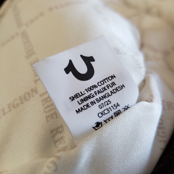 True Religion Denim Aviator Cap NEW! - Picture 13 of 13